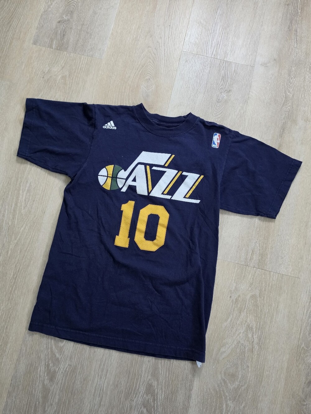 Adidas Utah Jazz Alec Burks #10 Signed Shirt Size Small